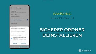 Sicherer Ordner deaktivieren  Samsung Android 11  One UI 3 [upl. by Mendie]