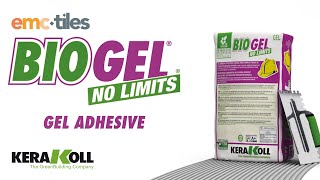 Kerakoll Biogel No Limits Gel Adhesive  EMC Tiles [upl. by Puett193]