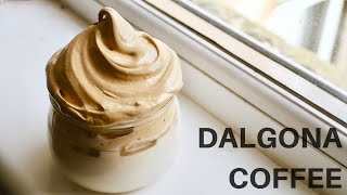 How to Make Dalgona Coffee Viral Tik Tok Whipped Coffee Recipe [upl. by Aili]