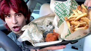 WINGSTOP Mukbang Full Stream [upl. by Goar]