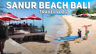 Sanur Beach Bali Travel Vlog 2025 [upl. by Anson]