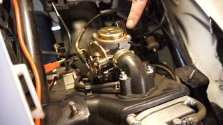 50cc scooter carburetor install [upl. by Asila]