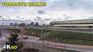 Toronto Lawrence West to Yorkdale Station Walk April 11 2021 [upl. by Tila]