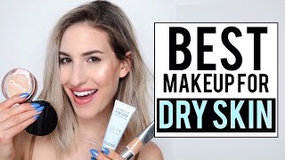 The BEST Foundations Primers  Powders For DRY SKIN  JamiePaigeBeauty [upl. by Niveg]