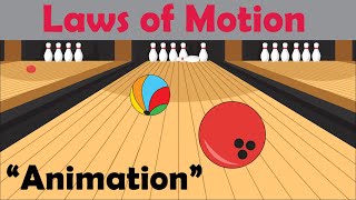 LAWS OF MOTION  Physics Animation [upl. by Ozzy373]