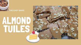 The PERFECT Almond Tuiles Easy Recipe  Cooking Basics [upl. by Onitram180]