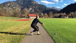 Hammer Throw Turning Drill  Hammer Throw Technique [upl. by Yoccm]