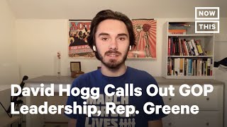 David Hogg Responds to Marjorie Taylor Greenes Harassment [upl. by Svensen]