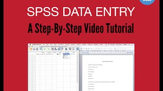 SPSS Data Entry How To Enter Data Into SPSS [upl. by Su43]