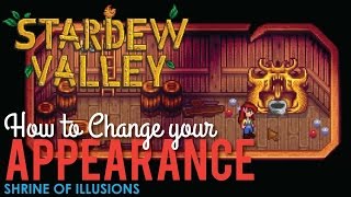 How to Change your Appearance in Stardew Valley [upl. by Meerek635]