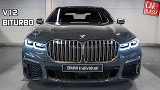 SNEAK PREVIEW the BMW M760Li xDrive 2019  Interior Exterior DETAILS w V12 REVS [upl. by Edac]