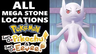 How to Get All the Mega Stones in Pokémon Lets Go Pikachu and Lets Go Eevee Mega Stone Locations [upl. by Cissie166]