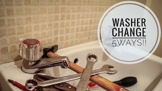 How To Replace A Washer On A Seized Tap  5 Ways [upl. by Salguod382]