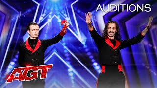 Hilarious Magic The Demented Brothers Perform Unique Tricks  Americas Got Talent 2020 [upl. by Wonacott]