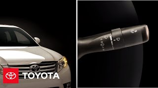 20112012 Avalon HowTo Windshield Wipers And Washers  Toyota [upl. by Airbma]