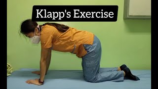 Klapps Exercise  Scoliosis Management  Therapeutic Exercise  Physical Therapy  Online Class [upl. by Yanal]