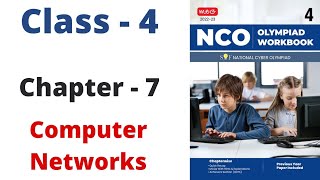 NCO National Science Olympiad  Class  4  C  7  Computer Networks  By  Sudhir Sir [upl. by Amikahs]