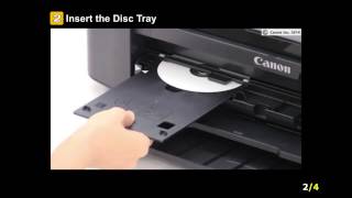 Canon PIXMA iP8720 Disc Label Printing from PC [upl. by Corene]