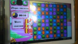 Candy Crush Saga  How to match 10000 green candies just play once [upl. by Wenda]