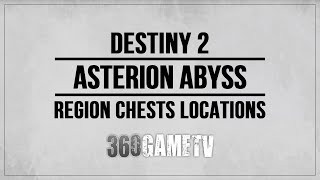 Destiny 2 All Asterion Abyss Region Chests Locations Europa Region Chests Locations Guide [upl. by Ita]