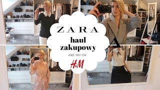 Haul zakupowy i try on ZARA HampM  sale  wyprzedaże  Beata M [upl. by Fauver]