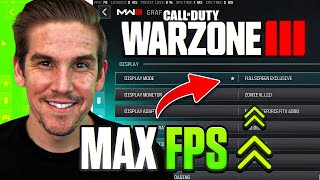 NEW BEST CONTROLLER amp GRAPHICS Settings in WARZONE 3 MW3 WARZONE [upl. by Simsar]