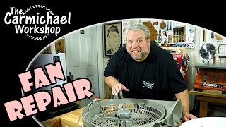 Fan Repair  How to Fix a Stuck Fan [upl. by Jobi512]