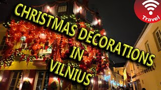 Vilnius Christmas decorations 2024 [upl. by Nilloc244]