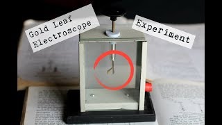 Gold Leaf Electroscope Experiment [upl. by Itsirhc656]