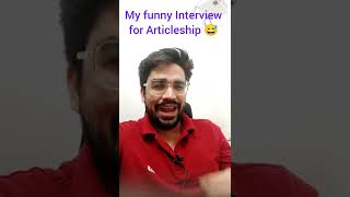 First funny articleship interview shorts [upl. by Macilroy]