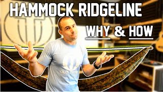 Hammock Ridgeline Setup and Tutorial  Why YOU Need One [upl. by Ayekal]