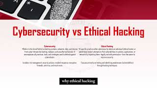 6 Cybersecurity vs Ethical Hacking [upl. by Juliette683]