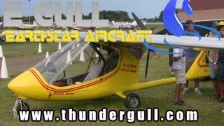 Earthstar Aircraft Earthstars E Gull 2000 electric powered part 103 legal ultralight aircraft [upl. by Ehcar]