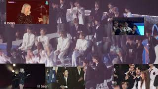 idols reaction to Anne Marie  2002 FRIENDS Vlive awards V Heartbeat 191116 [upl. by Pris]