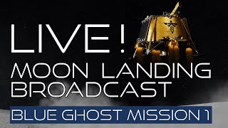 Fireflys Blue Ghost Mission 1 Lunar Landing [upl. by Nivled]