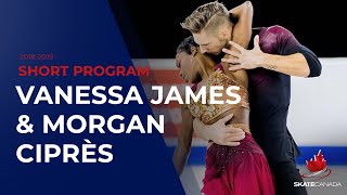 VANESSA JAMES amp MORGAN CIPRES SP  Skate Canada 2018  720pSans commentaire [upl. by Ellinnet245]