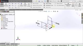 SOLIDWORKS  3D Sketch Basics [upl. by Ennadroj]