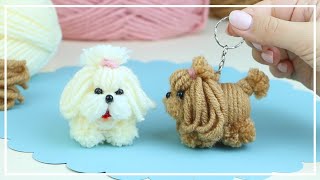 Самая Милая Маленькая Собачка из Ниток  ЛЕГКО 🐶🧶🐕 The Cutest Dog Easy Making 🌟 DIY NataliDoma [upl. by Anaicilef]