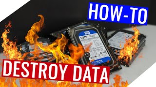 How To Erase Data on a Hard Drive [upl. by Thorncombe]