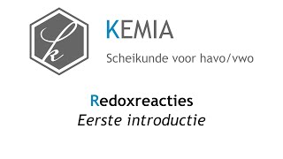 Redoxreacties Eerste introductie [upl. by Benedetto201]