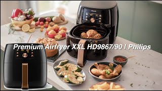 Premium Airfryer XXL HD986790 Philips and accessories preview [upl. by Marlo609]