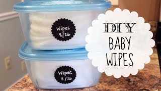 How to make baby wipes  DIY BABY WIPES [upl. by Tindall]