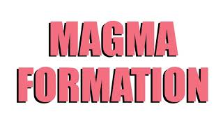 HOW DOES MAGMA FORM  Magma Formation  Earth Science [upl. by Rehctaht]