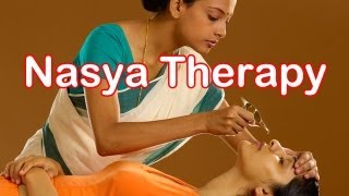 Charak Nasya Ayurvedic Therapy for Migraine Loss of Hair Memory Loss [upl. by Rickey]