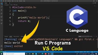 How to Run C Program in Visual Studio Code  Install VS Code on Windows 10 [upl. by Ewall]