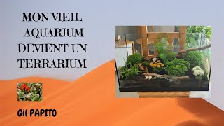 Mon vieil aquarium devient un terrarium DIY [upl. by Kam]