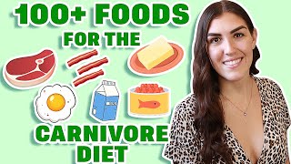 ULTIMATE Carnivore Diet Food List Best Foods for the Carnivore Diet [upl. by Healey223]