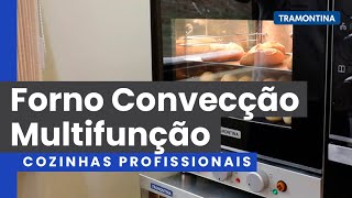 Como utilizar e limpar o Forno Convecção Multifunção l Cozinha Profissional Europa  Tramontina [upl. by Laeno737]