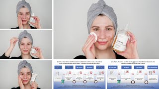 How To Use The Ordinary Glycolic Acid Hyaluronic Acid Niacinamide Moisturiser and Sunscreen [upl. by Reyotal677]