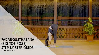 How To Do Padangusthasana  Beginners Guide [upl. by Aelyak]